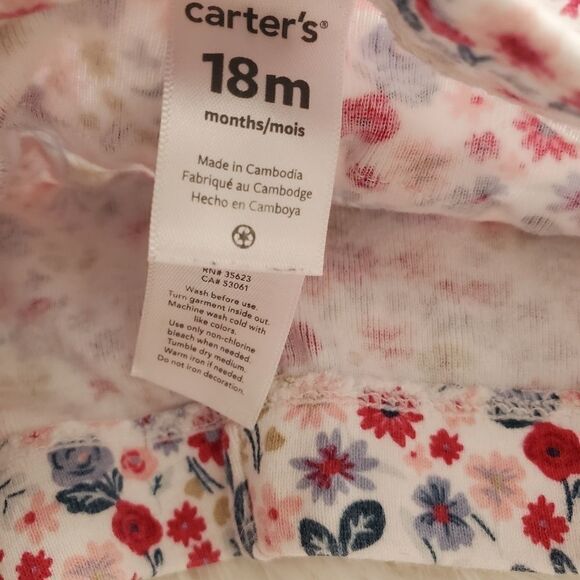 Like New- Carter's Baby Girl's 18 month 3 piece set - Picture 8 of 10
